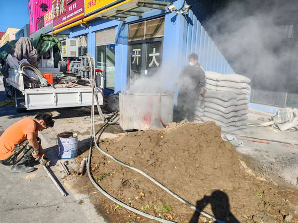 红安顶管注浆加固